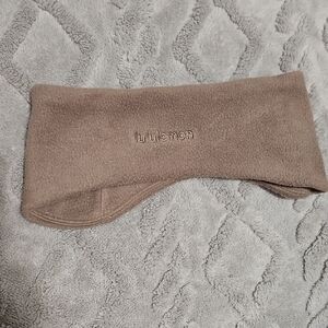 Lululemon Athletica Taupe Fleece Headband